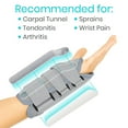 thumbnail image 5 of Vive Carpal Tunnel Wrist Brace - Right & Left, Compression Hand Support Splint, Black, 5 of 8