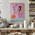 thumbnail image 2 of Still Life with Moka Pot Framed Art Modern Wall Decor, 2 of 15