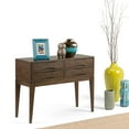 thumbnail image 6 of Simpli Home Harper 40 inch Wide Solid Wood Mid-Century Modern Hallway Console Table in Walnut Brown, 6 of 10