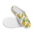 thumbnail image 3 of KLL Pineapple Pattern Adult Unisex Cozy Slippers,Fuzzy Slip-on Slippers TPR Sole Slippers Comfort Plush Home Footwear for Indoor & Outdoor-13, 3 of 7