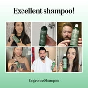 Clarifying Shampoo for Oily Hair and Scalp - Degrease Deep Cleansing Shampoo Build Up Remover with Rosemary Oil for Greasy Hair & Scalp - Vegan Color Safe Sulfate Paraben & Cruelty Free (8 Fl Oz)