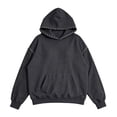 thumbnail image 3 of Certgust Trendy Fleece Pullover Under $10 Hot Sales Womens Pocket Long Sleeve Hoodie Stylish Stud Hoodie with Front Pocket Color Autumn Daily Tops, 3 of 3
