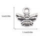 thumbnail image 4 of Yuarrent 50 Uds. Colgantes únicos de abeja de aleación para pulseras-pequeño y bonito Metal de galvanoplastia de larga duración es bronce Type3 NO3, 4 of 6