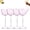 Pink, variant on 4 Pack Bird Glasses Cocktail Glasses, Funny Bird Shaped Martini Glass Drinking Glasses for Champagne, Mixed Drinks, Creative Bird Wine Glasses for Party, Wedding