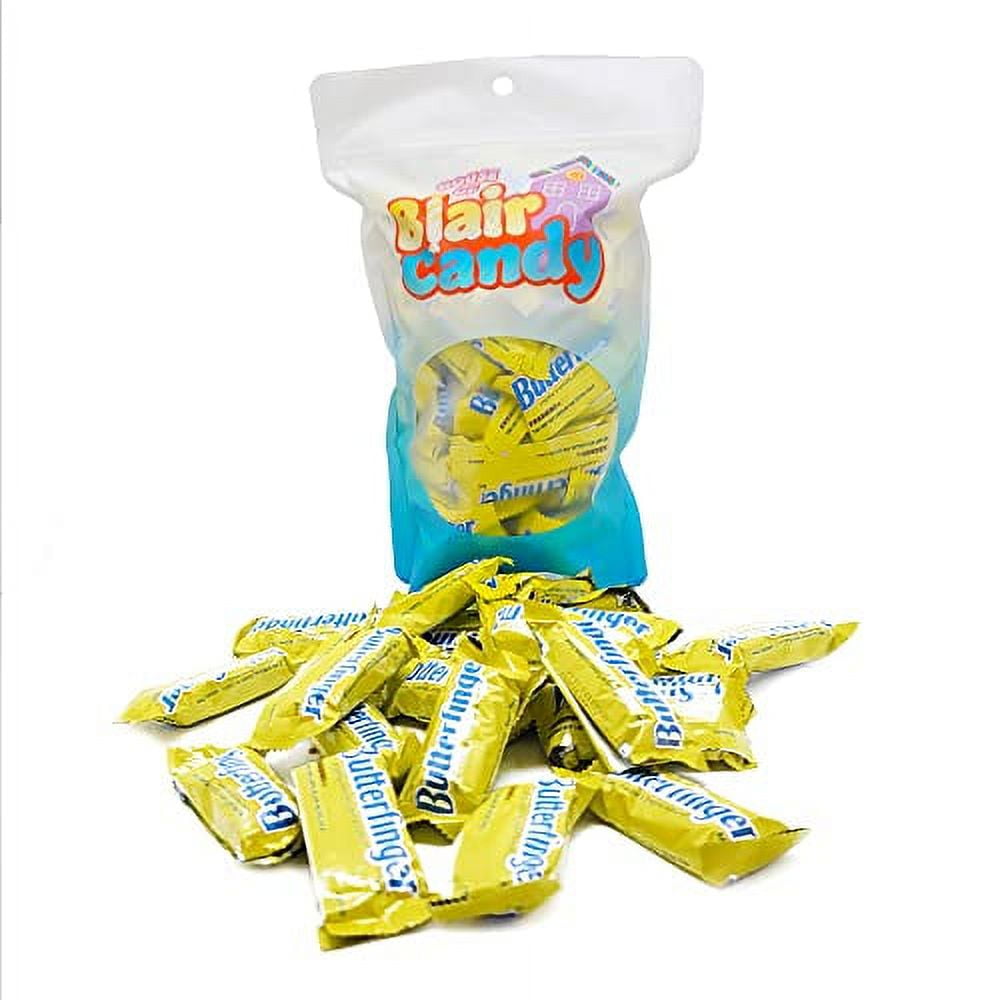 Butterfinger Fun Sized Chocolate Bars – 2 lb Resealable Stand-up Bag, Crunchy Peanut Butter & Chocolate Treats, Bulk Candy