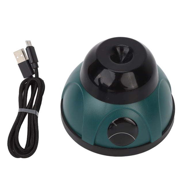 Agitador de botellas de pigmento líquido de 7000 RPM, recargable, eléctrico, mezclador de pigmento líquido, color verde