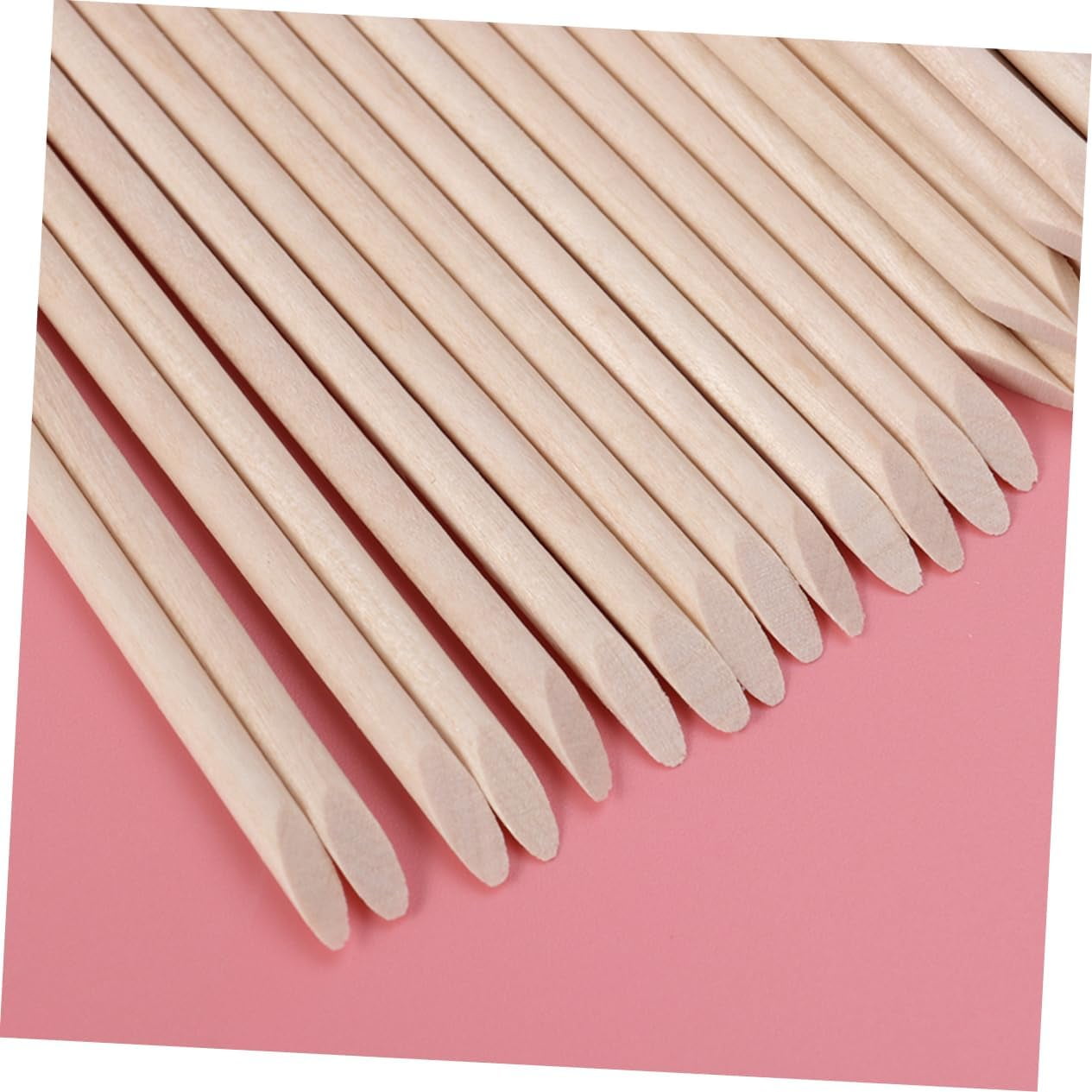 Sowaka 50 Pcs Orange Wood Sticks for Nails Natural Double Sided  Multifunctional Wooden Mini Cuticle Pusher Remover Tool Kit for Manicure  Pedicure