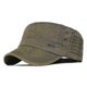 thumbnail image 1 of Men's Cotton Army Cap Cadet Hat Trucker Dad Hat Military Flat Top Adjustable Classic Baseball Cap, 1 of 4