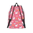 thumbnail image 2 of Lsque Yoga Unicorn Pattern Canvas Daypack, Durable Backpack, High-quality Versatile Backpack,Vintage Compact Backpack-Medium, 2 of 6