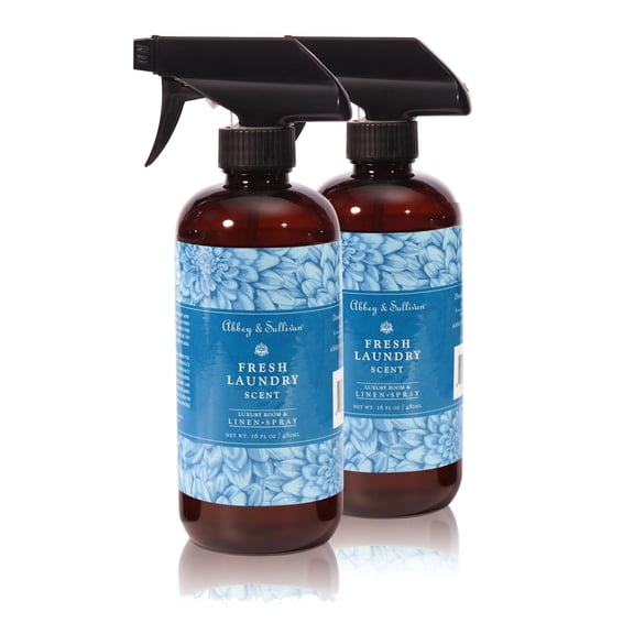 Spray para ropa de cama Abbey & Sullivan Fresh Laundry Aroma 473 ml x2