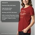 thumbnail image 6 of Women's Yellowstone Don't Make Me Go Beth Dutton Barbwire Heart  Graphic T-Shirt, 6 of 9