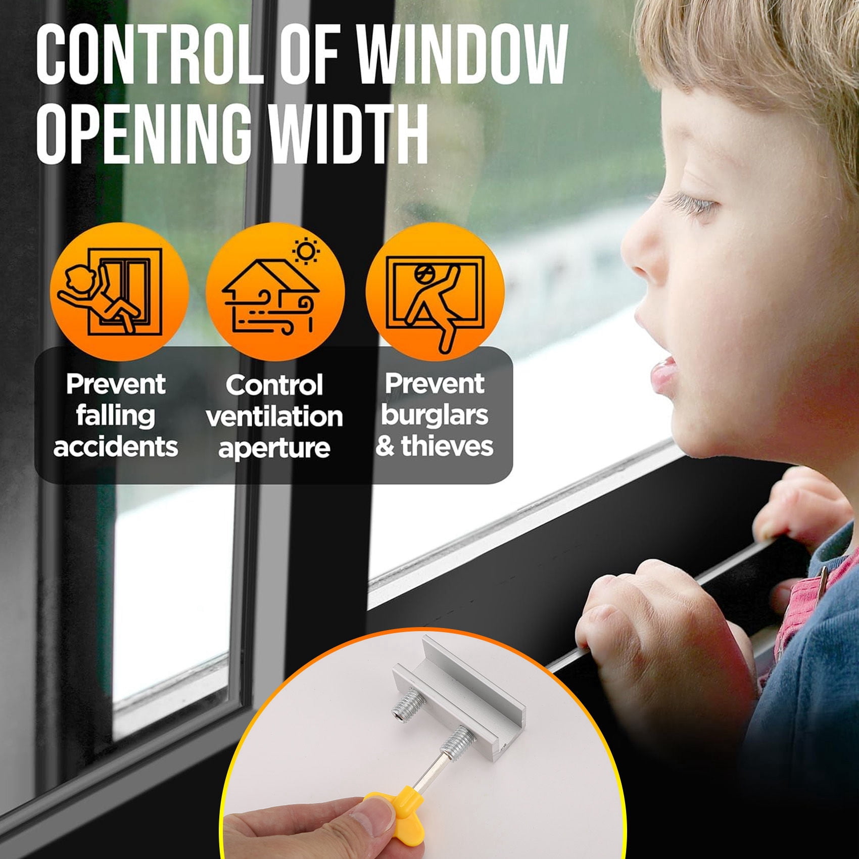 10 Set Sliding Sash Stopper Cabinet Locks Straps Doors Security Anti-Theft Lock Window Sliding Door Doors Lock Two Holes