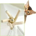 thumbnail image 3 of ShadeMart Pet Teepee Tent Bed, Portable with Removable Washable Cushion for Cats & Small Dogs, 3 of 4