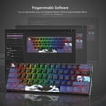 thumbnail image 4 of Teclado Womier WK61 Creamy Mechanical RGB Cableado 60%, 4 of 6