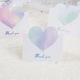 thumbnail image 3 of Phenofice 60Pcs Heart Shaped Greeting Cards Assorted Color Blank Blessing Cards for Couples, 3 of 8