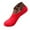 Red, variant on JeashCHAT Women's Winter Warm Leopard Bed Non Slip Home Indoor non-slip thermal socks