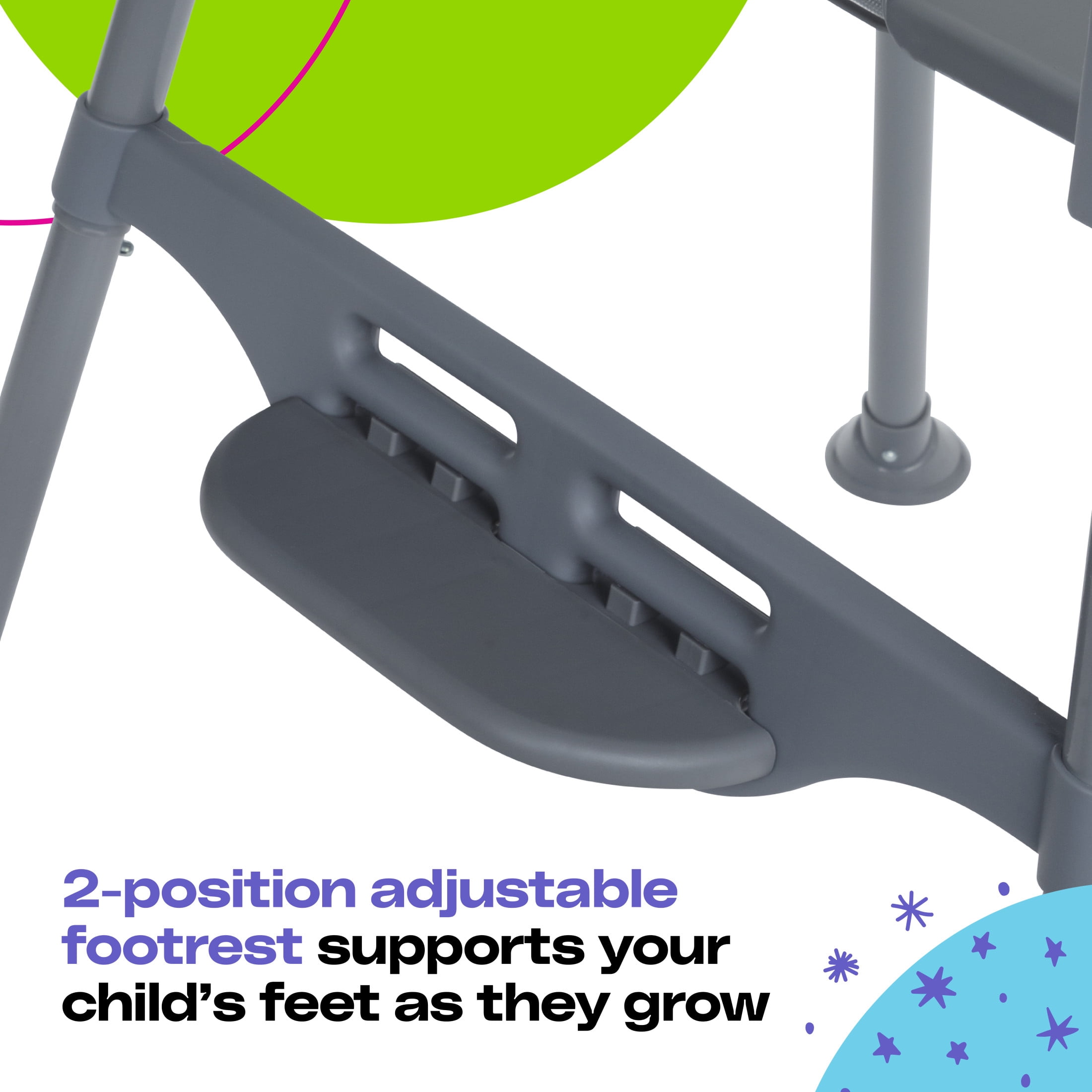 Cosco Kids Canteen High Chair, Mono Black