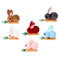 thumbnail image 1 of TEHAUX 6Ud Pinzas De Pelo Para Pascua Con Forma De Y Para Uso En Celebraciones, 1 of 7
