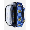 thumbnail image 4 of Illumination Minions Unisex 17" Allover-Printed Checkered Backpack with Pencil Pouch, Blue, 4 of 5