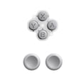 thumbnail image 1 of Odin 2 Game Console Joystick Cap & Key Replacement Kit, High-Quality Rocker Caps with XABY Buttons, Durable Protective Covers for Handheld Gaming Console, Black Plastic, 1 of 7