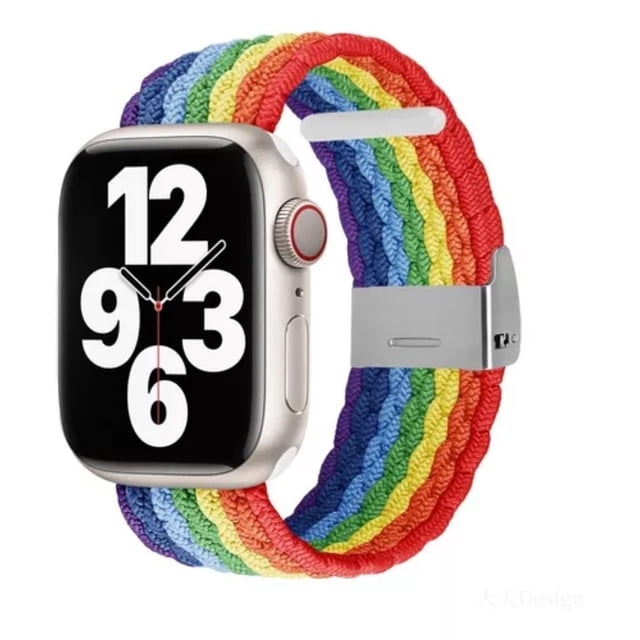 Correa Nylon Trenzado + Hebilla Unisex M / L 38-40-41 mm Para Apple Watch compatible Con Todas Las Series