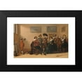 thumbnail image 2 of Anthonie Palamedesz. 14x10 Black Modern Framed Museum Art Print Titled - Merry Company in a Room (1633), 2 of 5
