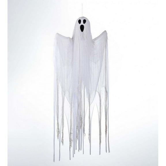 Plow & Hearth Hanging Ghost With Color-Changing Lights