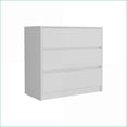 thumbnail image 5 of Dressers - 3 Drawer Sleek Style 31"H x 30"W | White | Particle Board, 5 of 7