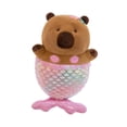 thumbnail image 4 of Peluche de capibara, juguete de peluche para abrazar, cómodo y decorativo para el hogar, lindo muñeco de capibara. 35 centímetros, 4 of 9