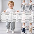 thumbnail image 4 of Boys Sweatpants Kids Baggy Pants for Boys 6M-4T Baby to Toddler Essentials Sweatpants Kids Grey Sweatpants Size 12-18 Months, 4 of 9