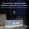 thumbnail image 5 of HOZVOMI 15W Wireless Charging Bluetooth Speaker with Digital Alarm Clock, Temperature Display, and Night Light, 5 of 9