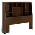 thumbnail image 1 of Wright Home Wood Full Queen Bookcase Headboard in Espresso Finish, 1 of 3