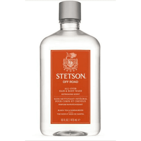 Stetson Off Road Cologne  Black Tea & Sandalwood Scent  16 fl oz Bottle