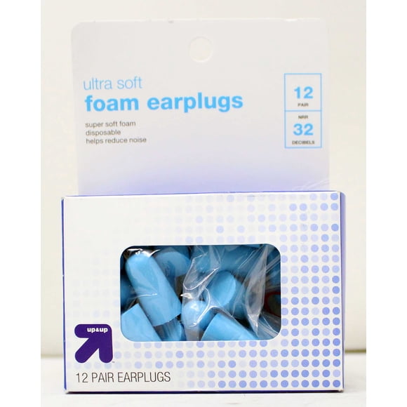 Up & Up Ultra Soft Foam Earplugs 12 Pairs
