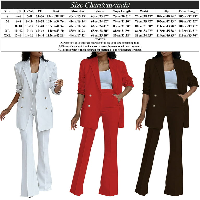 HSMQHJWE Petite Pant Suits For Women Dressy Life Party Romper Womens Casual  Light Weight Thin Jacket Slim Coat And Trousers Long Sleeve Blazer Office