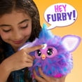 thumbnail image 4 of Furby Purple Plush Toy, Voice Activated, 15 Fashion Accessories, Interactive Toys, Ages 6+, 4 of 10