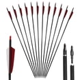 thumbnail image 1 of 6/12PCS Arrows 31.5 inch Carbon Arrows Are Used To Recurve Bow Shooting and Hunting Practice, 1 of 15