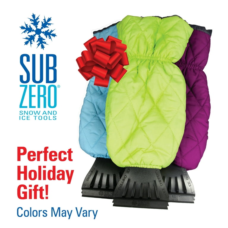 SubZero 16 Premium Ice Scraper Mitt, Assorted Colors, Size: 16, 1 Pack,  13290 