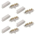 thumbnail image 1 of Terminal Block High Power Wire Cable Connector, Copper Conductor 5Pcs 2.5-16mm² Double Screw Fixation High Power Wire Cable Connector  For Meter Wiring, 1 of 8