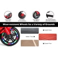 thumbnail image 6 of Werseon 12V Motorcycle Ride on Toy for Kids Ages 3+, Three Wheels Ride on Motorcycle with LED Light, up to 110lbs, Red, 6 of 8