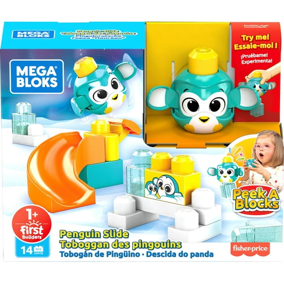 Mega Bloks Peek A Blocks PENGUIN SLIDE