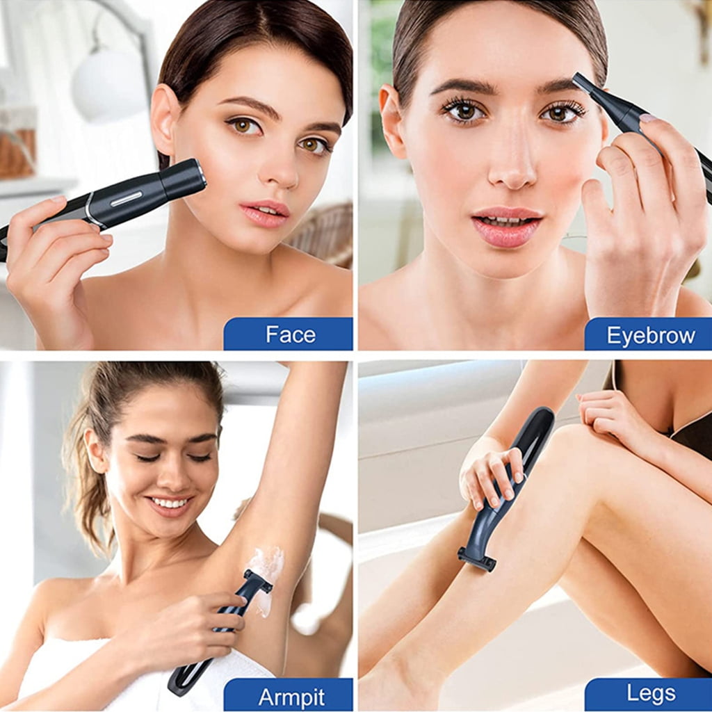 4 In 1 Female Electric Epilator Women Body Face Multifunctional Shaving Man Intimate Area Shaver Face Beard Trimmer