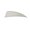 White, variant on SAS 2-1/4-in Shield LW Feathers Solid Colors Spirit Arrow Fletching - 1DZ - Made in USA (Orange)