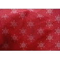thumbnail image 4 of oneOone Cotton Silk Fabric Floral Block Printed Fabric 1 Yard 42 Inch Wide, 4 of 4