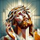 thumbnail image 1 of 5D DIY Taladro Vidrieras Jesús Kit Arte 30x30cm, 1 of 9
