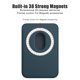 thumbnail image 3 of Para Apple Magsafe funda con tarjetero magnético para iPhone 14 13 12 11 Pro Max Mini X XS XR 8 Plus funda tipo billetera de cuero para teléfono, 3 of 5