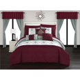 thumbnail image 1 of Renard Comforter Set, Burgundy - Queen - 20 Piece, 1 of 1