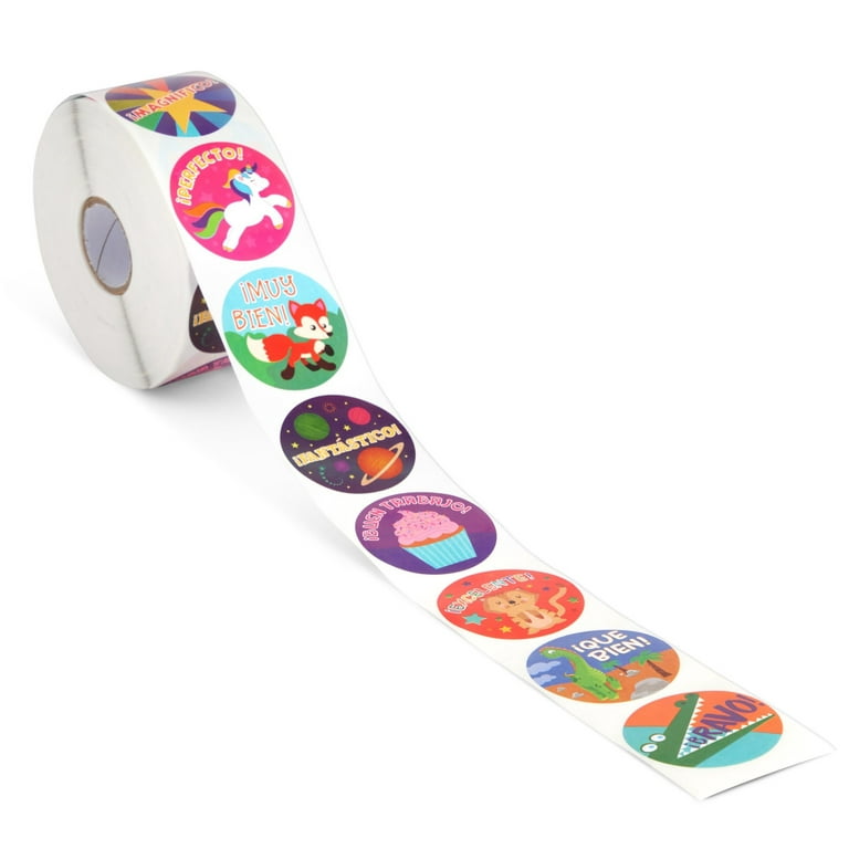 Gooji Small Reward Stickers for Kids, 1008 Pc. Sticker Pack for Teachers, Classroom, Motivational Class Supplies for Students, Toddler Good Job
