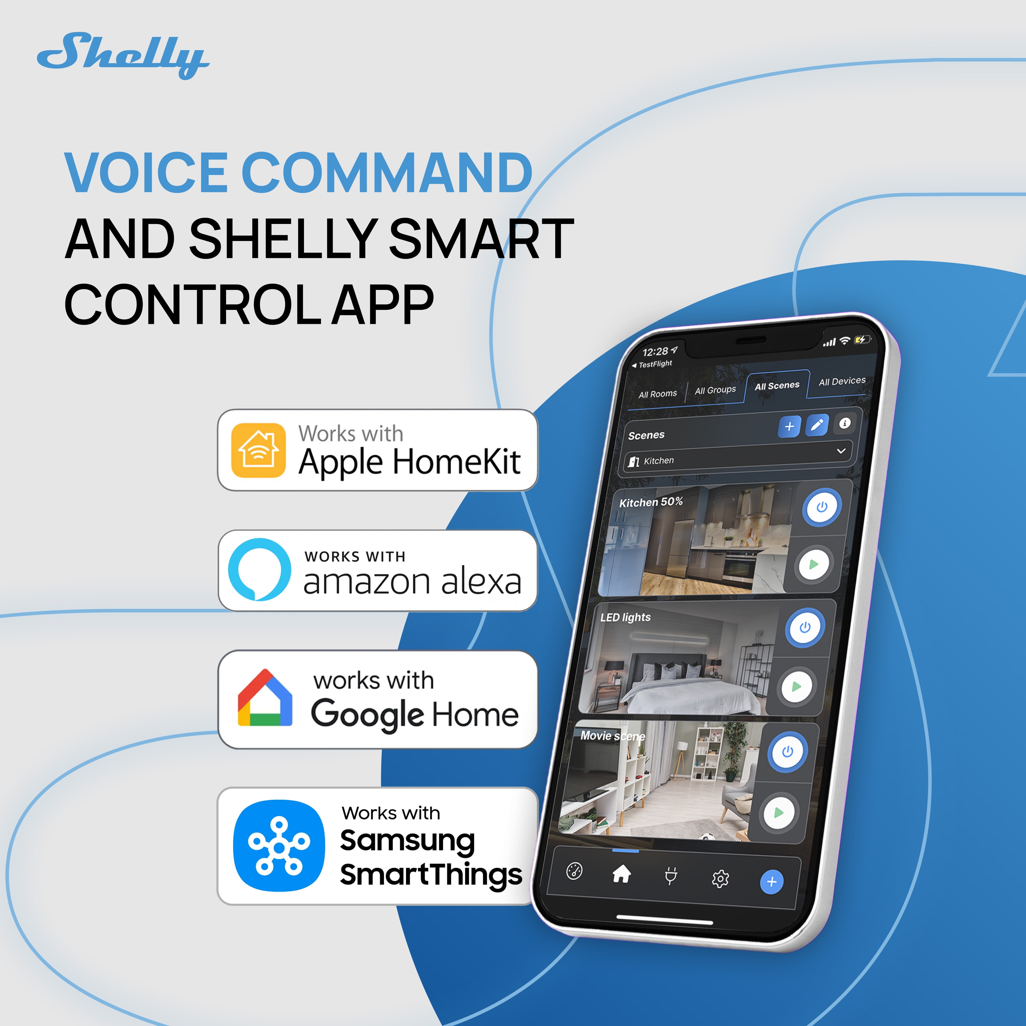 Shelly 2PM Gen4 16A 2-Channel (2x10A) Smart Relay with Power Measurement (Wi-Fi, Matter & Zigbee)
