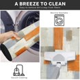 thumbnail image 6 of Orange Abstract Kitchen Rugs - Beige Contemporary Painting Art Mats, Non-Skid Washable Modern Runner Rug Brown Grey Kitchen Decor, Set of 2, Adds a Unique and Stylish Touch, 6 of 6